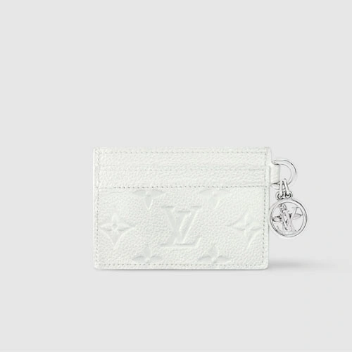 M12179 LV Charms Card Holder White