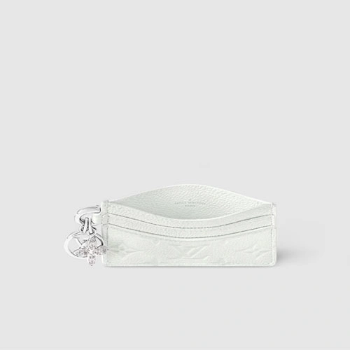 M12179 LV Charms Card Holder White