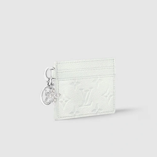 M12179 LV Charms Card Holder White