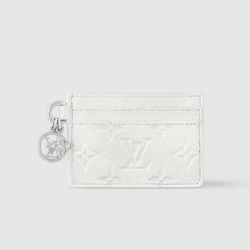 M12179 LV Charms Card Holder White
