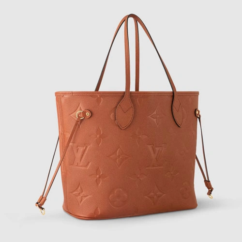 M12605 Neverfull MM Cognac Brown