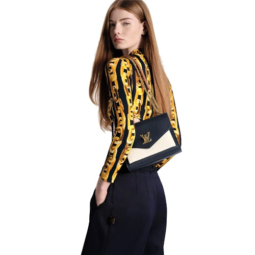 M20982 MyLockMe Chain Bag Navy