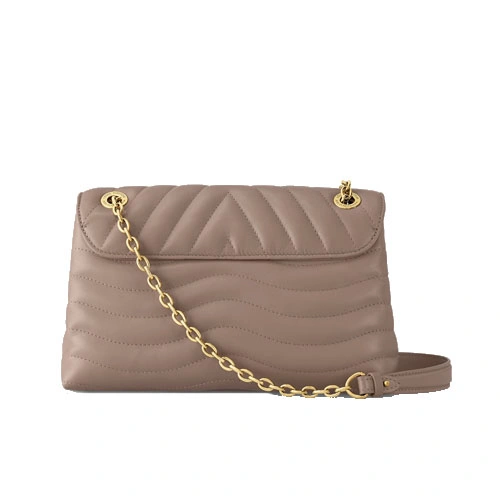 M21614 New Wave Chain Bag GM Dark Taupe