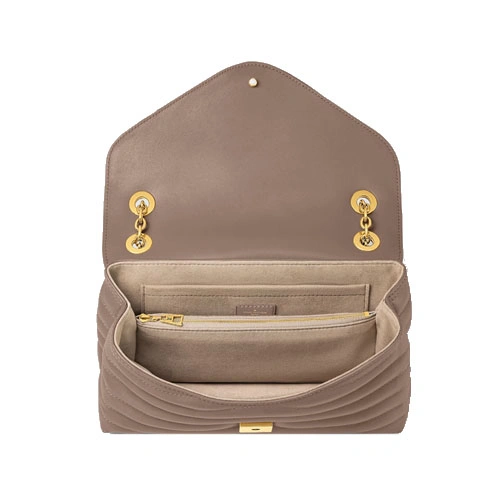M21614 New Wave Chain Bag GM Dark Taupe