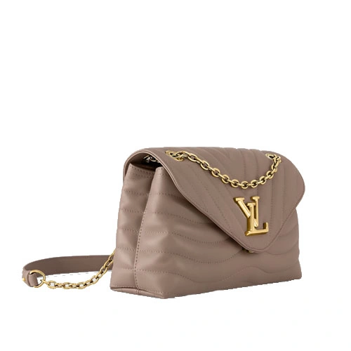 M21614 New Wave Chain Bag GM Dark Taupe