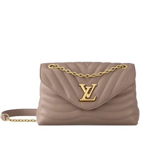 M21614 New Wave Chain Bag GM Dark Taupe