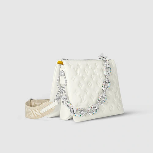 M21619 LV x YK Coussin PM White