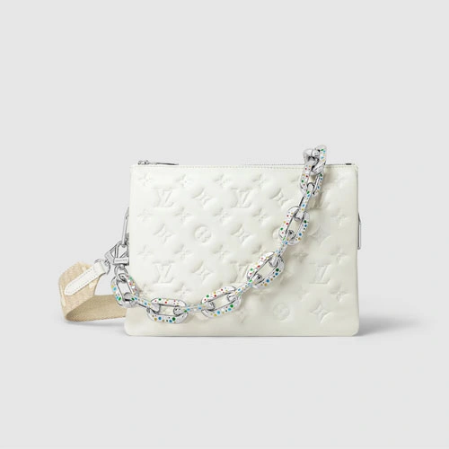 M21619 LV x YK Coussin PM White