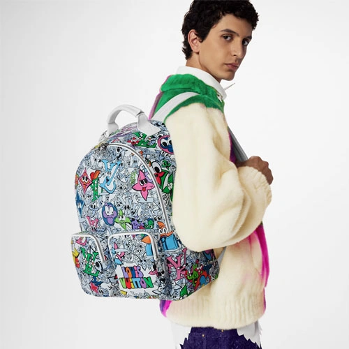 M21846 Backpack Multipocket Multicolor