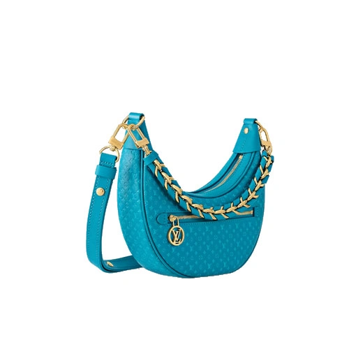 M22593 Loop baguette handbag Blue