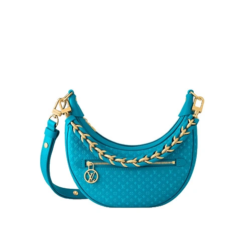 M22593 Loop baguette handbag Blue