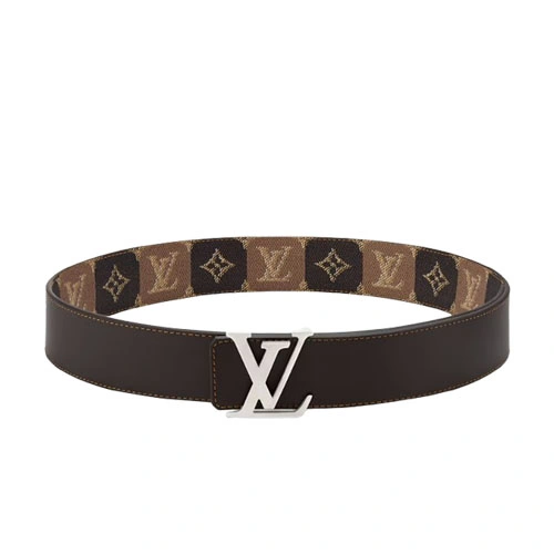 M4381V LV Initiales College Monogram Heritage 40mm Reversible Belt