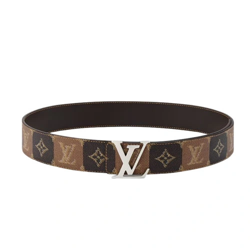 M4381V LV Initiales College Monogram Heritage 40mm Reversible Belt