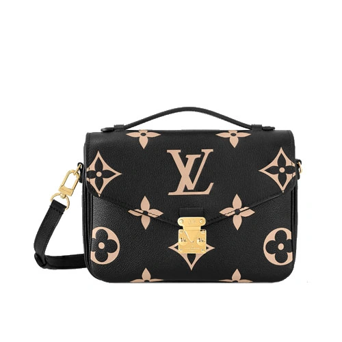 M45773 Pochette Metis black beige