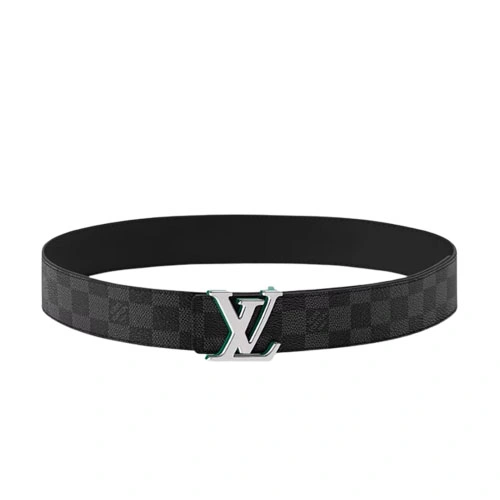 M4605U LV Optic Damier Graphite 40mm Reversible Belt