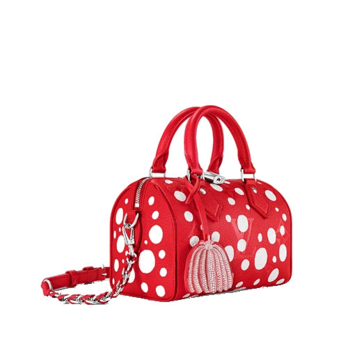 M46411 LV x YK Speedy Bandouliere 20 Red