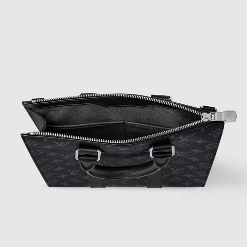 M46456 Sac Plat Cross Black