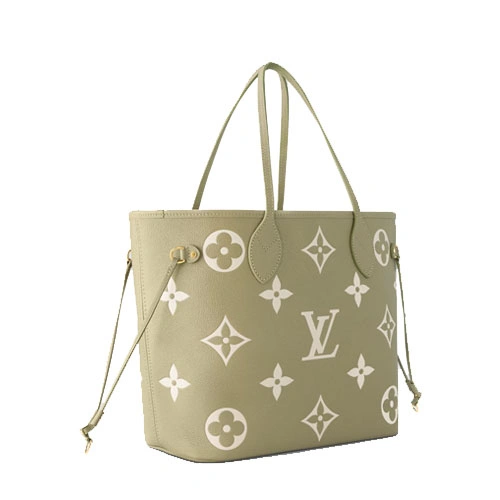 M46649 Neverfull MM Light Khaki Cream