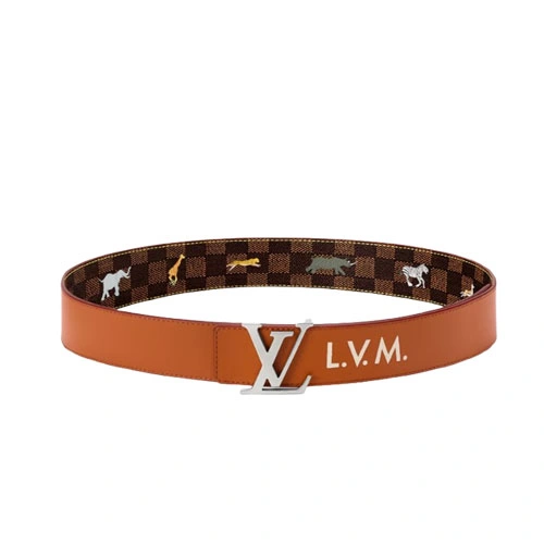M4668T NEW LV x The Darjeling Limited LV Initiales 40mm Reversible Belt
