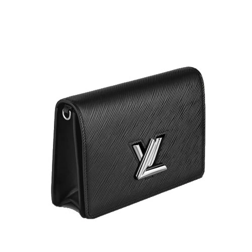 M68560 Twist Belt Chain Wallet Black