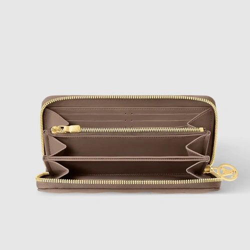 M81511 Zippy Wallet Taupe Brown