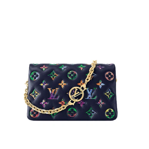 M81693 Pochette Coussin Navy Blue