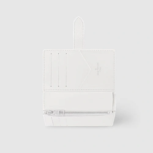 M82998 LV Vertical Compact Wallet White