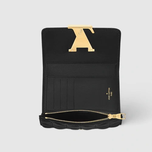 M83666 Capucines Compact Maxi Wallet Black