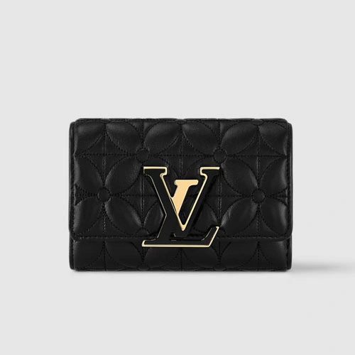 M83666 Capucines Compact Maxi Wallet Black