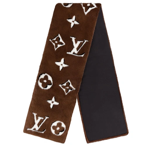MINKGRAM SHADOW SCARF M76455
