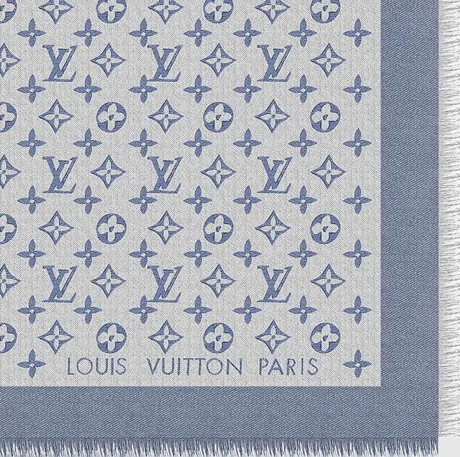 MONOGRAM DENIM SHAWL M71382