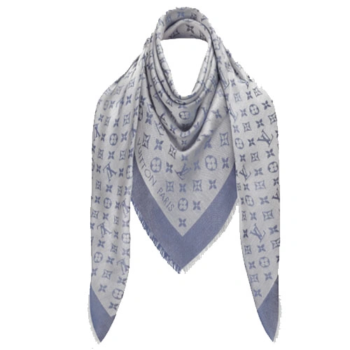 MONOGRAM DENIM SHAWL M71382