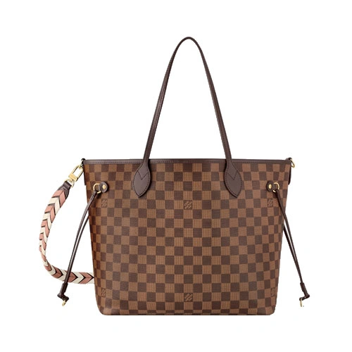 N40448 Braided Neverfull MM Tote
