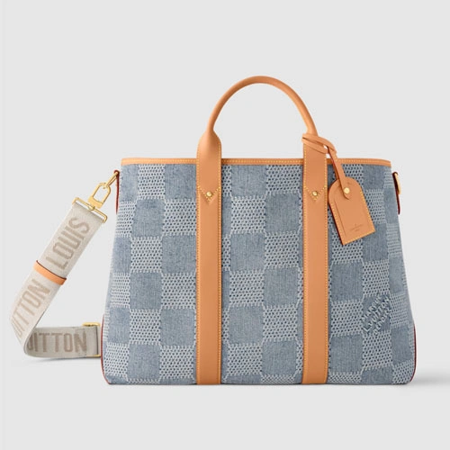 N40702 Weekend Tote Denim Blue