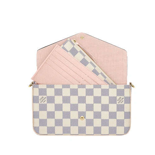 N63106 Felicie Pochette Damier Azur