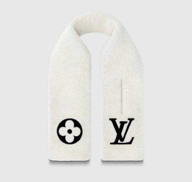 SHEARLING SCARF M77054