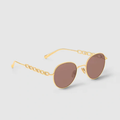 Z2471U LV Chain Small Round Sunglasses