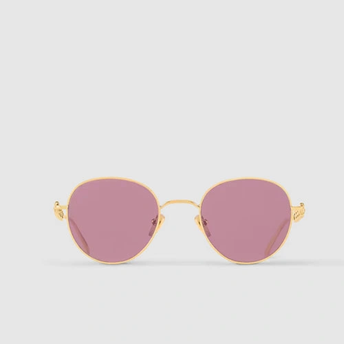 Z2473U LV Chain Small Round Sunglasses