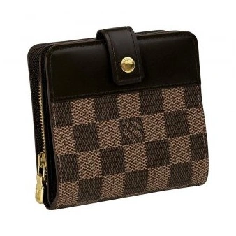 Zipped Compact N61668 Brown