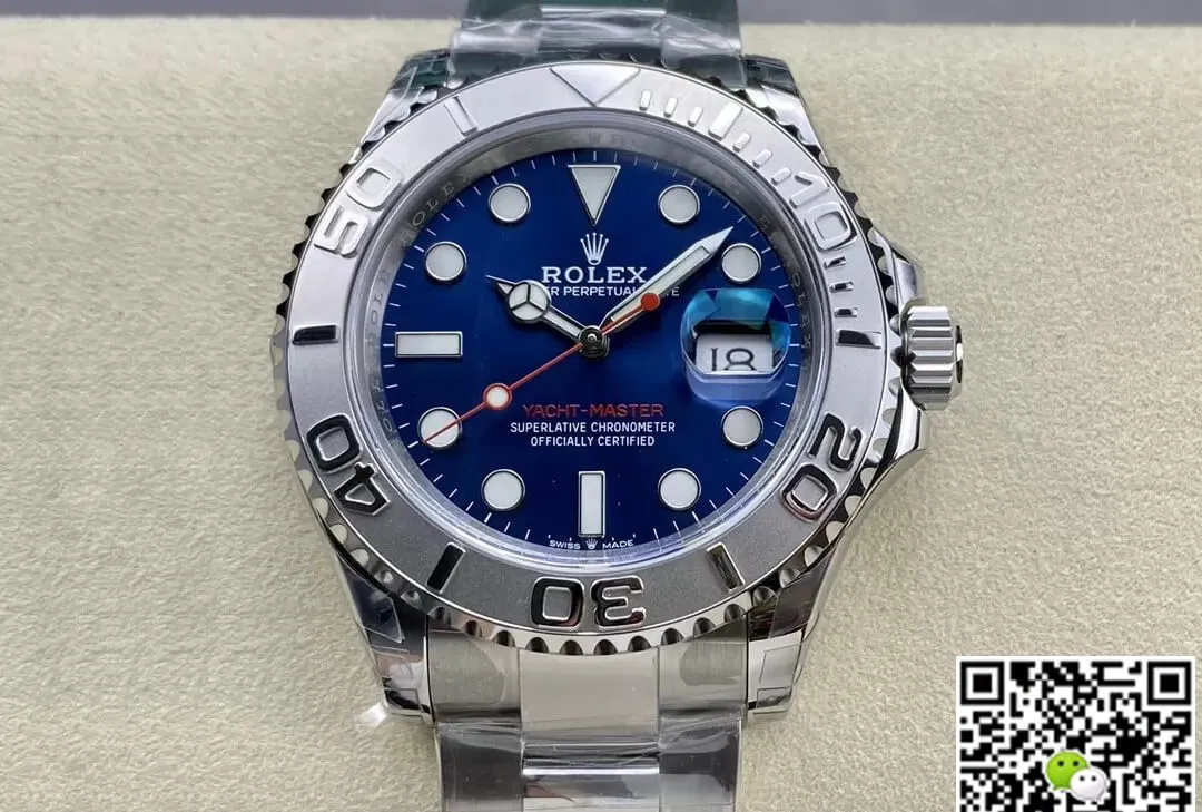 Rolex Yacht Master M126622-0002 40MM VS Factory 1:1 Best Edition Replica Watch Silver Stainless Steel Strap