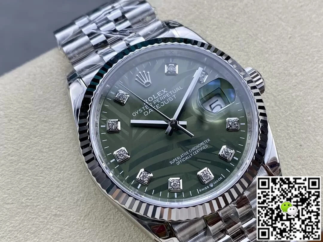 Rolex Datejust M126234-0055 36MM VS Factory 1:1 Best Edition Replica Watch Silver Stainless Steel Strap
