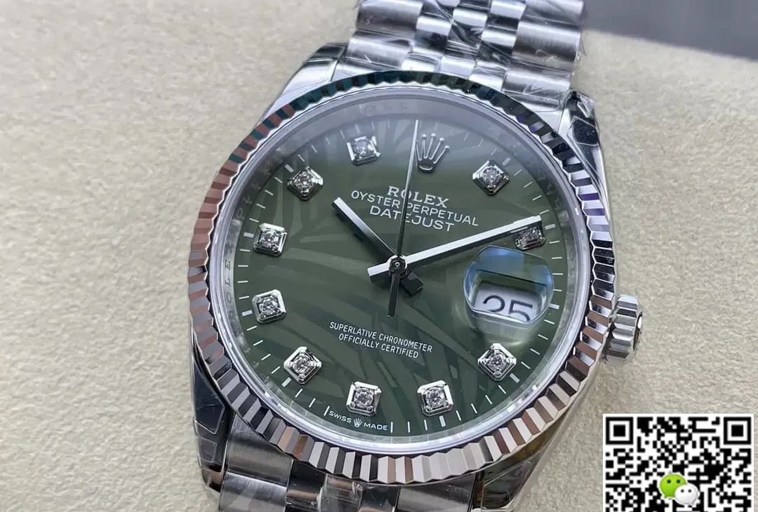 Rolex Datejust M126234-0055 36MM VS Factory 1:1 Best Edition Replica Watch Silver Stainless Steel Strap