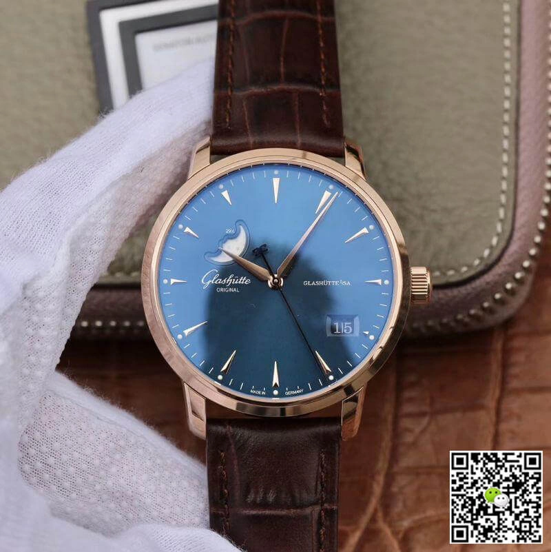 Glashutte Original Senator 1-36-04-04-02-01 Moonphase 1:1 Best Edition Replica Watch Men Watches Swiss ETA36-03 Gray Dial