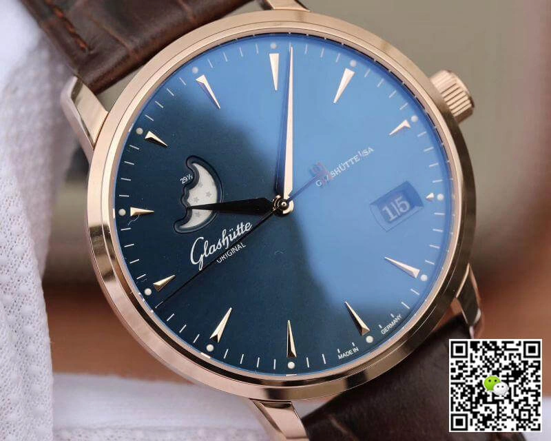 Glashutte Original Senator 1-36-04-04-02-01 Moonphase 1:1 Best Edition Replica Watch Men Watches Swiss ETA36-03 Gray Dial