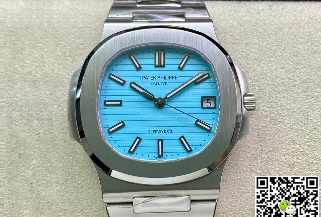 Patek Philippe Nautilus 5711 1A-018 170th Anniversary PPF Factory 1:1 Best Edition Replica Watch Light Blue Dial
