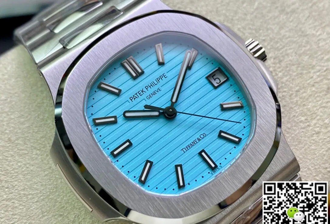 Patek Philippe Nautilus 5711 1A-018 170th Anniversary PPF Factory 1:1 Best Edition Replica Watch Light Blue Dial