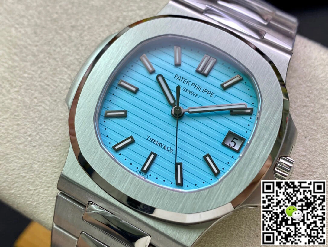 Patek Philippe Nautilus 5711 1A-018 170th Anniversary PPF Factory 1:1 Best Edition Replica Watch Light Blue Dial