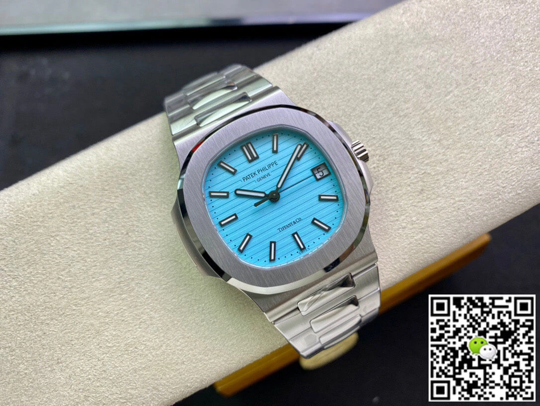Patek Philippe Nautilus 5711 1A-018 170th Anniversary PPF Factory 1:1 Best Edition Replica Watch Light Blue Dial