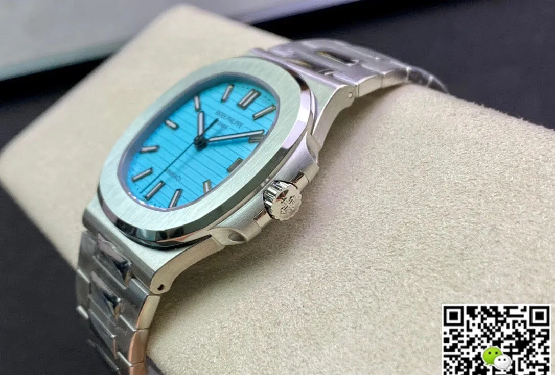 Patek Philippe Nautilus 5711 1A-018 170th Anniversary PPF Factory 1:1 Best Edition Replica Watch Light Blue Dial