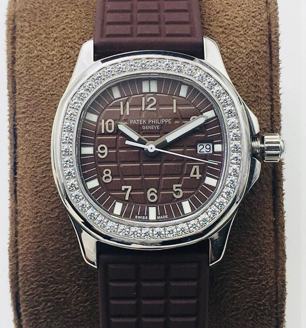 Patek Philippe Aquanaut 5067A-023 Quartz Movement PPF Factory 1:1 Best Edition Replica Watch Diamond-Set Bezel